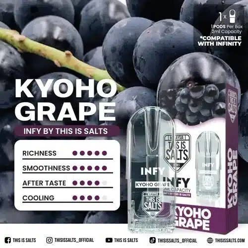 หัวพอต infy ราคาดีที่สุด ของแท้ หัวพอต infy ใกล้ฉัน กลิ่นองุ่นเคียวโฮ (Kyoho Grape)