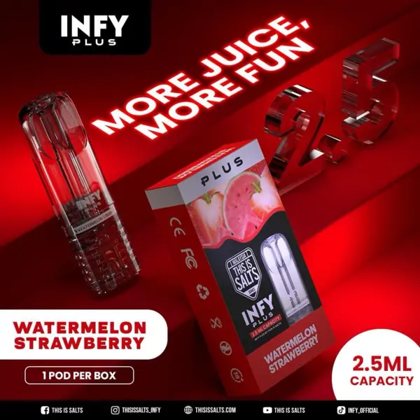infy plus 2.5ml watermelon strawberry